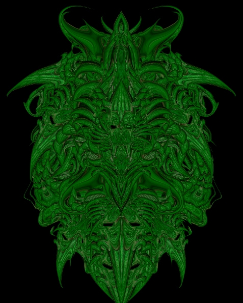 Creation of absorbing green: Step 24
